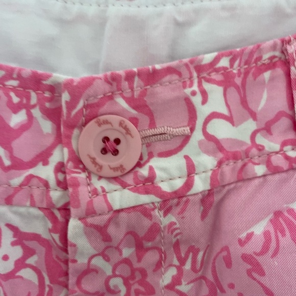 Lilly Pulitzer Pink Floral The Buttercup shorts - Picture 11 of 12
